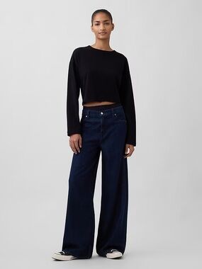 Gap dark wash mid-rise baggy jeans - 8/29